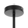 Chandelier "Irvina" 8he27 40W black 85x85x50cm
