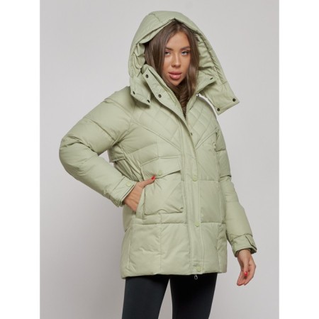 Winter Winter jacket, size 48, light green color-10