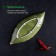 Ceramic serving dish "Dender", 20.5 × 8.5 × 1.5 cm, green color