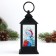 Snowman lamp, black, 12.5 x 5.7 cm