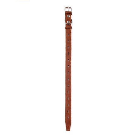 Collar leather dimensionless "zoonik", Osh 30-60 x 3 cm, mix of flowers-3
