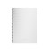 A notebook of 80 sheets in a cage on a spiral Erichkrause Total White, a plastic cover, an offset block, whiteness 100%, white