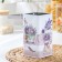 Bank with a lid for bulk products "lavender-3", 1.2 l, 9 × 16.5 cm, rectangular