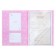 Folder for birth certificate with the corners "My first documents", for a girl, a4