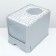 Closed toilet 50 x 40 x 40 cm with a retractable pallet, gray