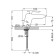 Washwash mixer/bida zipponi line, 1-crap with the bottom valve, color chromium