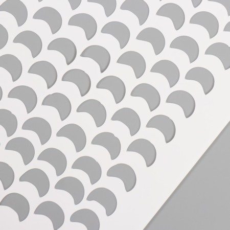 Plastic stencil "scales", 16x24 cm-2