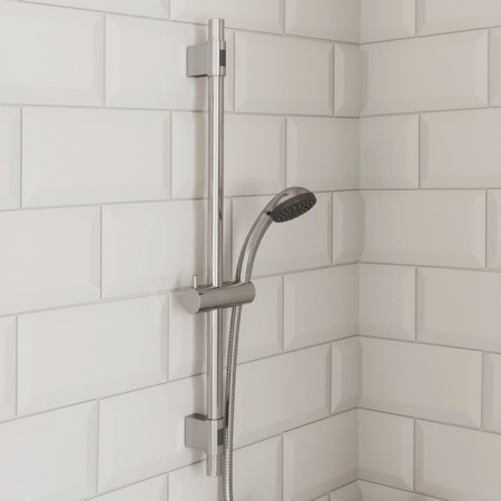 Shower stand Milardo Simp SIM6500M17, 655x113x61 mm, stainless steel, chrome-2