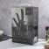 Set of knives on the stand Magistro Black, 4 objects: 3 knife, vegetable cleaning, black color
