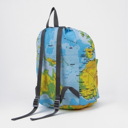 A backpack on the lace, Erich krause color green color-1