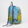 A backpack on the lace, Erich krause color green color