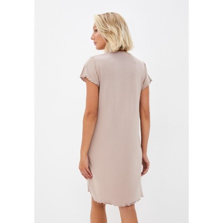 Kimberly night shirt, size S, beige color-1