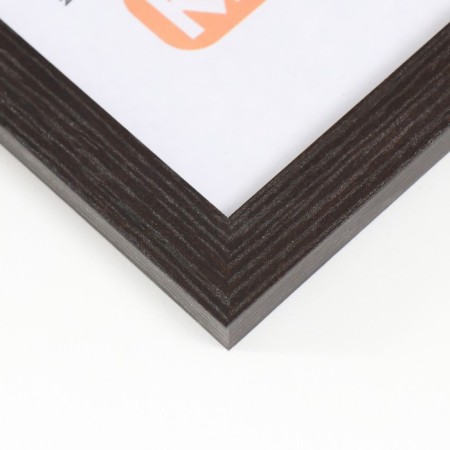 Photo frame MDF 21x30 cm. No. 6, width. 20 mm, thickness. 12 mm, wenge (plastic screen)-1