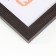 Photo frame MDF 21x30 cm. No. 6, width. 20 mm, thickness. 12 mm, wenge (plastic screen)
