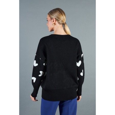 Female jumper Eliseeva Olesya, size 54-56, black color-1