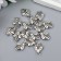 Bead for creativity Metal "Bee" silver 7633 1.4x1 cm