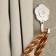 One -rod hook for curtains Cappio KC117, chromium color, 2 pcs