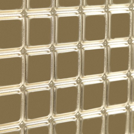 PVC mosaic panel glossy chrome 480 x 955 mm-2