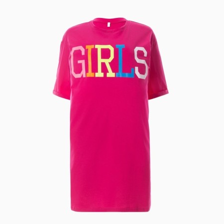 Homemade dress, pink color, size 56-6