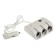 Smuster Rapper, 3 Nests, 2 USB 1 A, 60 W, 12/24 V, backlight, wire 70 cm
