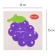 Children's wooden frames-lodges “Vegetables, berries, fruits” 15 × 15 × 0.5 cm, mix
