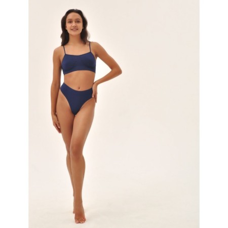 Women's thong cowards with high landing Mirey String, size 44-46, deep blue color-1