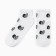 Women's socks "avocado", white color, rr 25