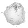 Lamp "Crystal" G4 20W chrome 12x12x12-112 cm