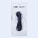 Shoes for shoes, steam, round, wax, d = 3 mm, 75 cm, dark blue color