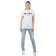 Women's T -shirt Meow, size 52, white color