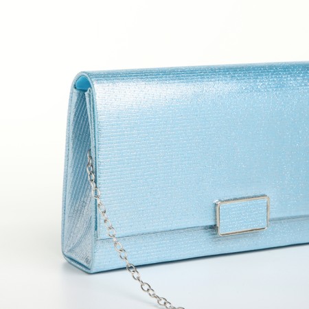 Women's bag on magnet, blue color-3