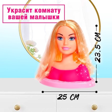Male-maneken doll to create hairstyles "Mandy" with accessories-1
