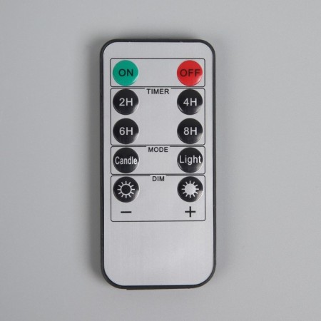 LED candles on clothespins 19 cm, 6 pieces, batteries AAAX1 (not in the kit), remote control, glow warm white-6