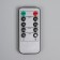 LED candles on clothespins 19 cm, 6 pieces, batteries AAAX1 (not in the kit), remote control, glow warm white