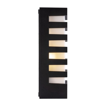 Bra Outdoor O034WL-02B, 2x60W, 12.2x8.5x26.2 cm, E14, black color-2