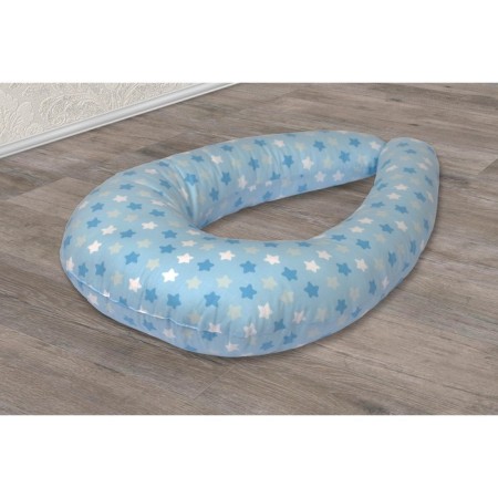 Multifunctional Comfy Baby pillow, size 60x85 cm, blue color-1