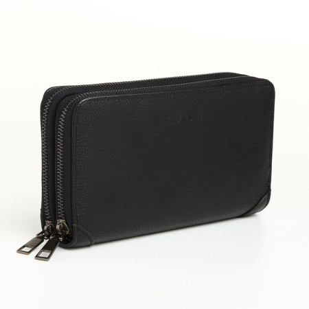 Male clutch on lightning, textura, black color