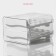 Container for storage of ovice shares, 40 cells, 27 × 22 × 16 cm, white color