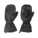 Winter mittens "beaver", size s, black, gray