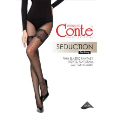 Women's tights Fantasy Seduction, size 4, color Nero