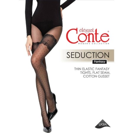 Women's tights Fantasy Seduction, size 4, color Nero