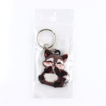 Key keychain "Red Panda", 3.5 x 4.1 cm-3