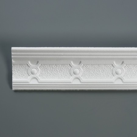 Ceiling skirting board 210563, white 94x47x2000 mm-1