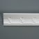 Ceiling skirting board 210563, white 94x47x2000 mm