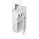 Tumbling under the Uperwood Vizo sink, 40 cm, suspended, white glossy