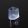 Irkalniki, size m, 1.8 × 2 cm, 2 pcs, the color is transparent