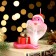 Figure candle "Snake with a gift. Symbol of the year 2025, 7.5x5x8 cm