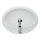 The built -in sink Cersanit Calla 54, on the countertop, round, 1 ed., White