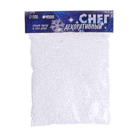 Artificial bulk snow for decor "Clabes Medium" 10 g-1
