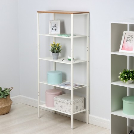 Toronto 25 rack, 67 × 30 × 146.5 cm, white
